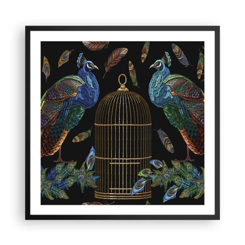 Poszter fehér keretben - Királyi köntösben - 60x60 cm