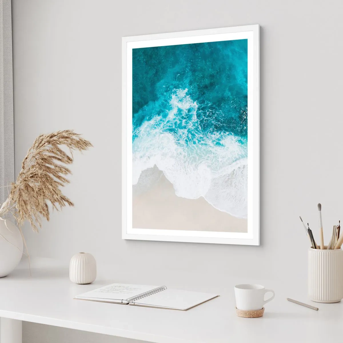 Poszter fekete keretben - Természetes simogatás - 70x100 cm