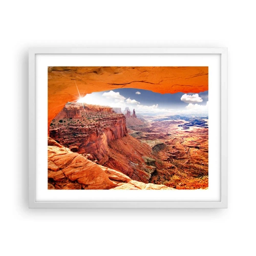 Poszter fekete keretben - Maga a természet faragta - 50x40 cm