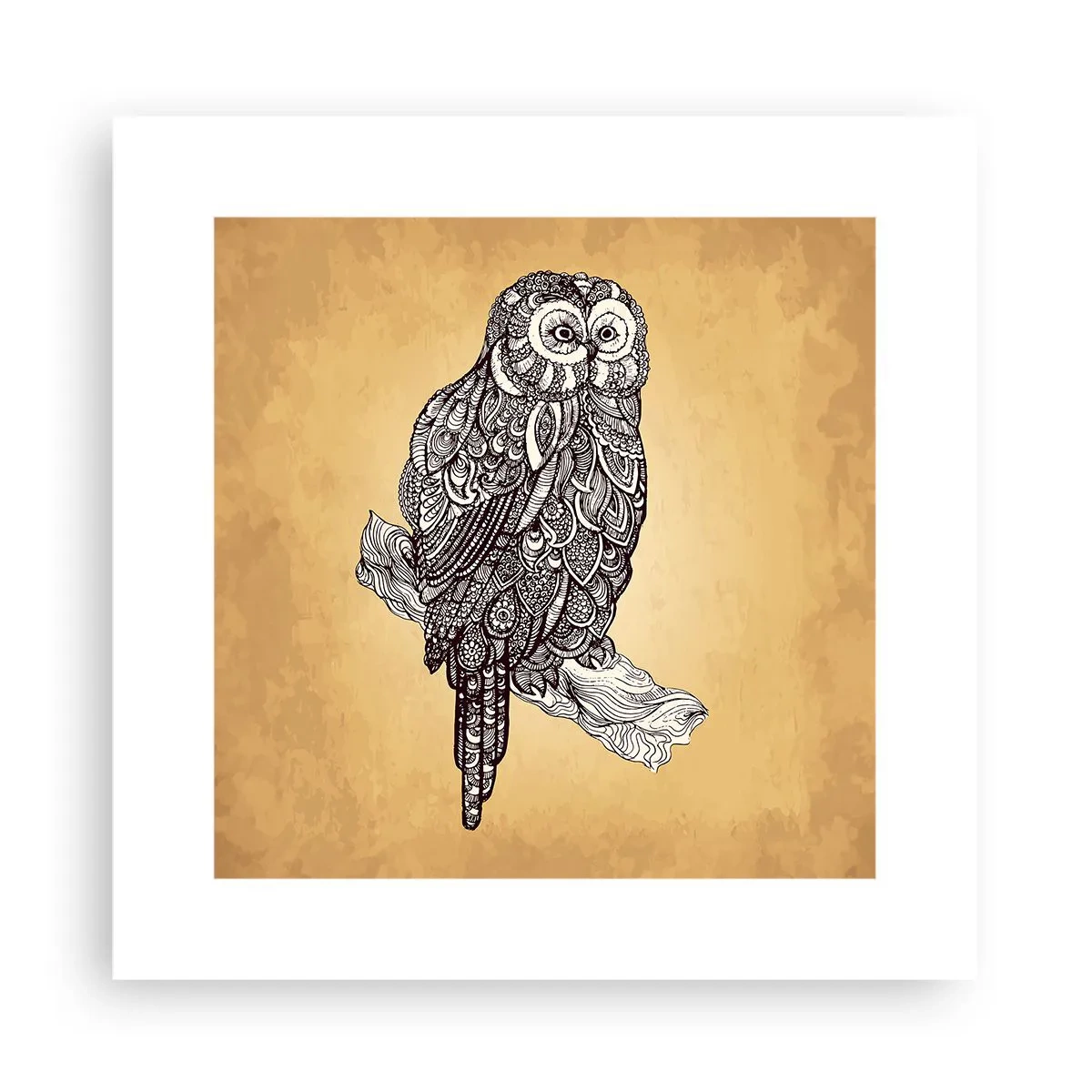 Poszter - A bölcsesség bonyolult díszei - 30x30 cm