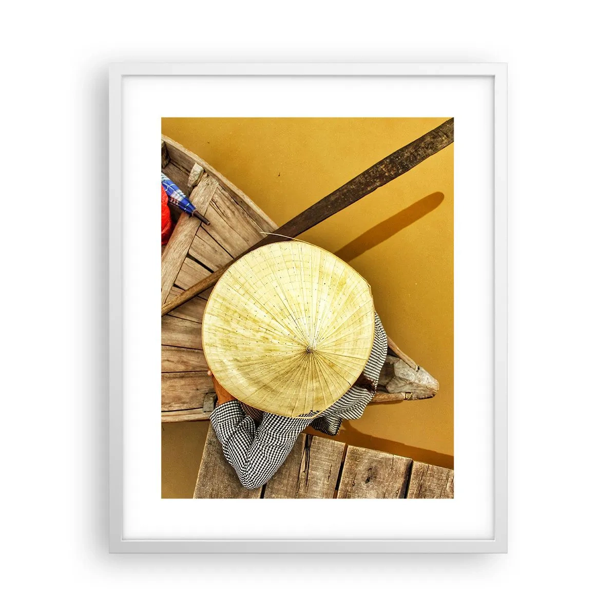 Poszter fekete keretben - Élet a Sárga-folyón - 40x50 cm