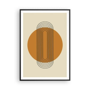 Poszter fehér keretben - Tökéletes terv - 70x100 cm