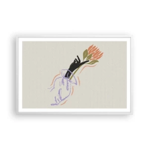 Poszter fekete keretben - Egy testvéri érintés - 91x61 cm