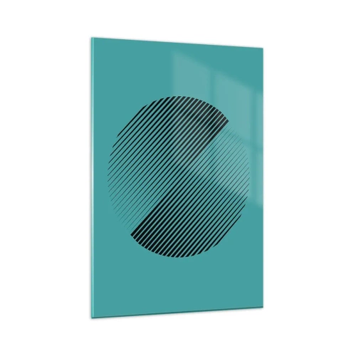 Üveg kép - A kör - egy geometriai variáció - 80x120 cm