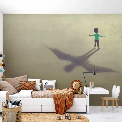 Fotótapéta Premium Canvas - A jövő hőse - Absztrakció, Fantázia, Darab - 250x175 cm
