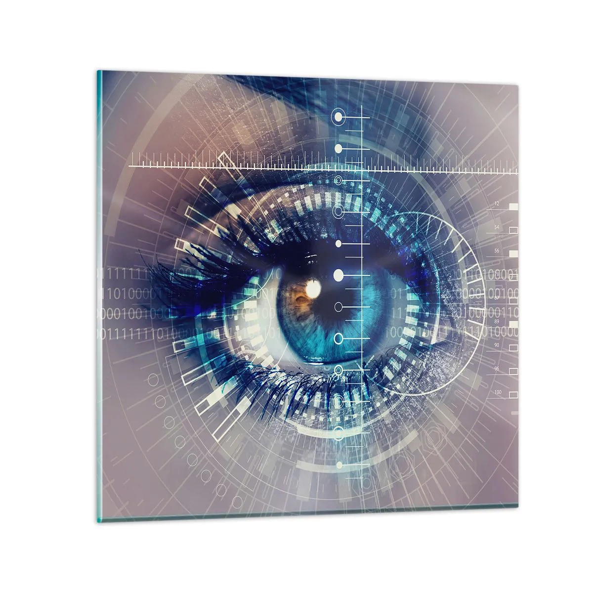 Üveg kép - Azt hiszed, hogy ismersz - 30x30 cm