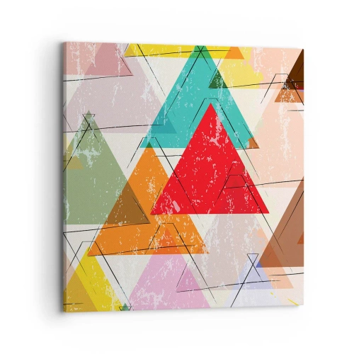 Vászonkép - Három-három - 70x70 cm
