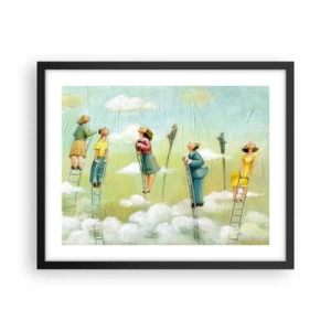 Poszter fehér keretben - Az álmod mögött - 50x40 cm