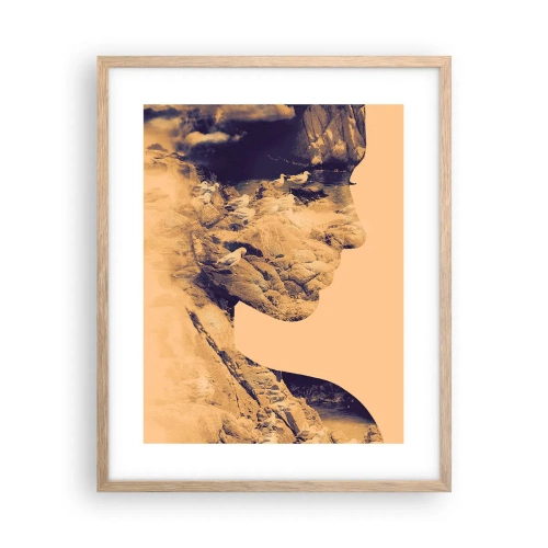 Poszter világos tölgy keretben - Természetes szépség - 40x50 cm