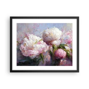 Poszter fehér keretben - Egy csokor, mely csordultig van élettel - 50x40 cm