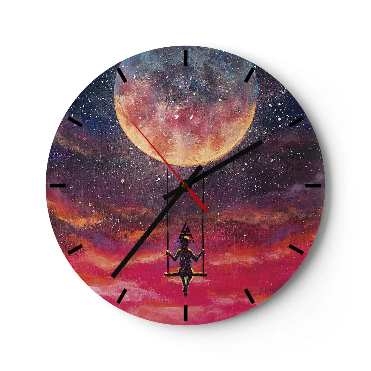Falióra, Óra - Álmodozva - 30x30 cm