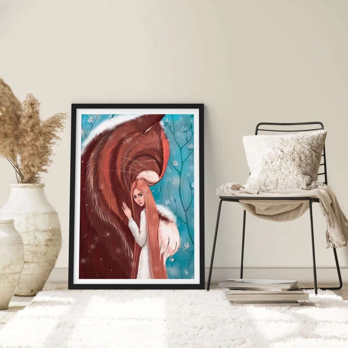 Poszter fehér keretben - Üdvözöljük a mesében - 70x100 cm