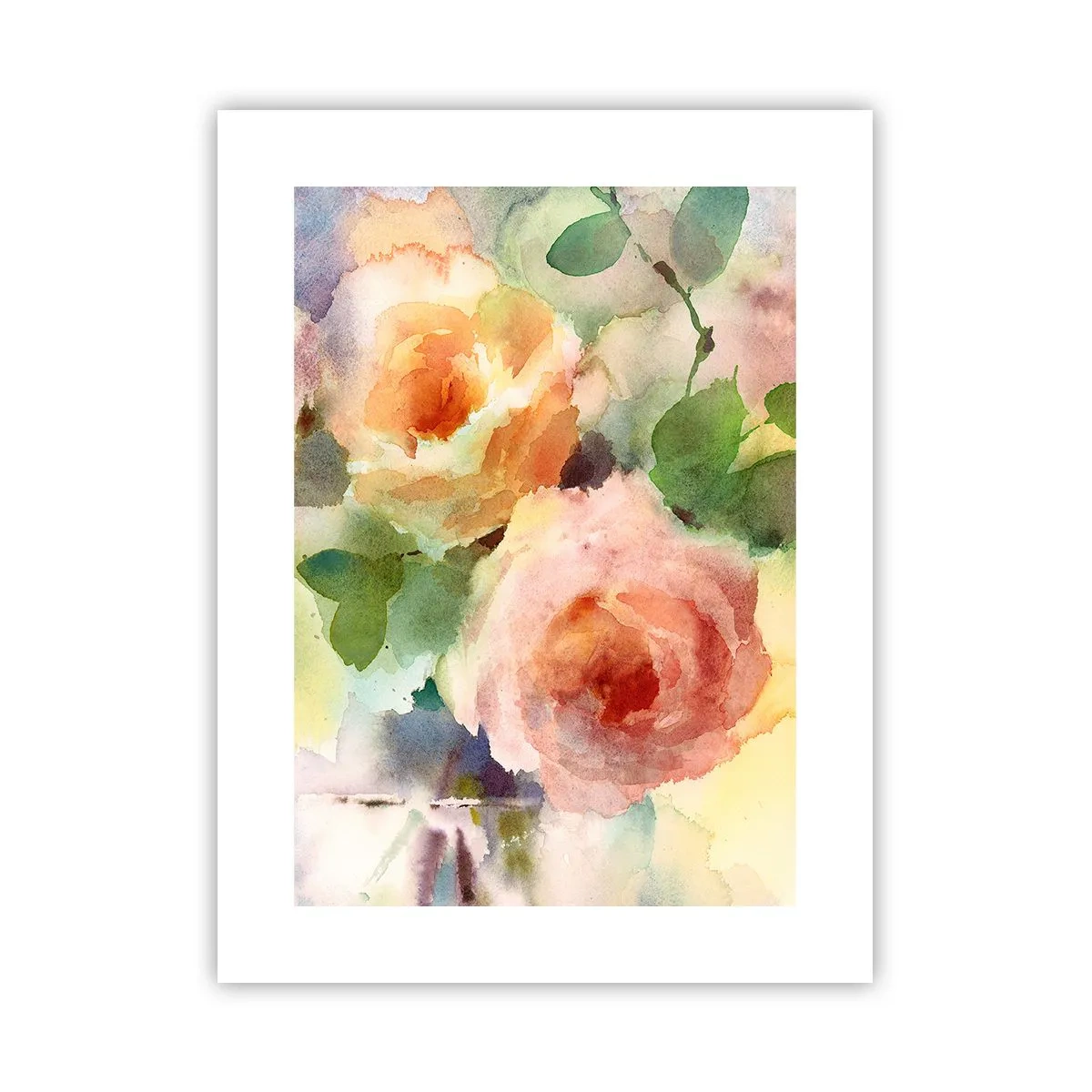 Poszter - Gyengéd, mint az akvarell - 30x40 cm