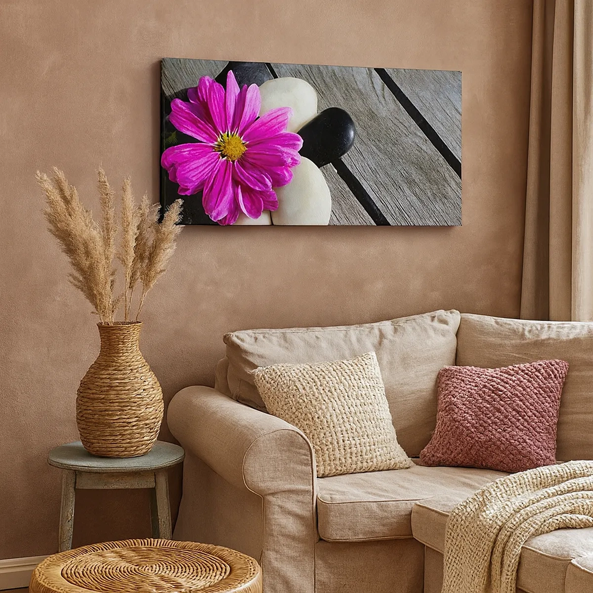 Vászonkép - Pihenés a mólón - 30x30 cm