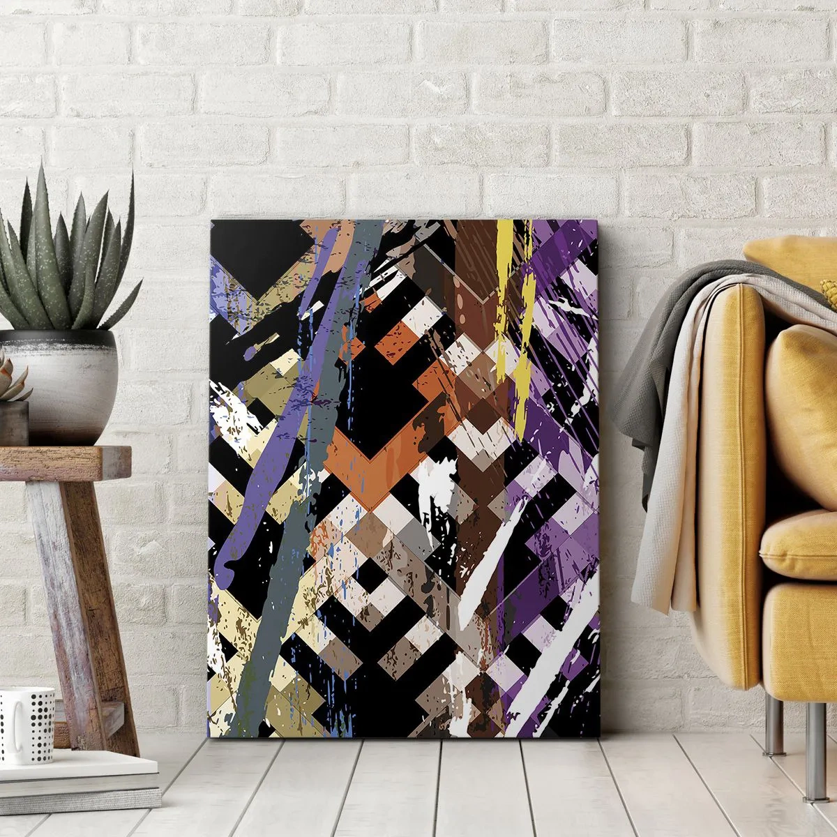 Vászonkép - A négyzeten - 65x120 cm