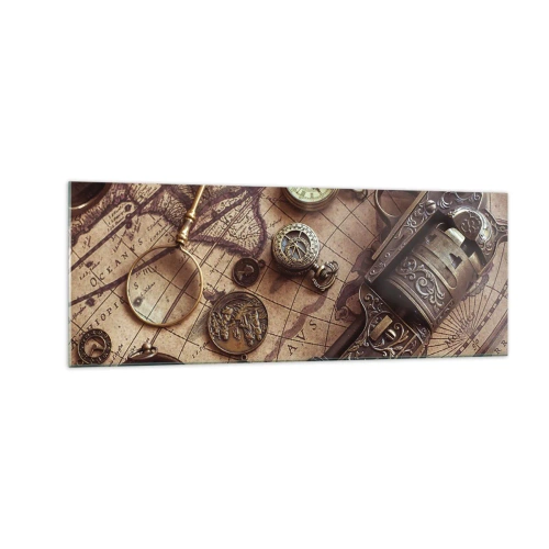 Üveg kép - Hív a kaland - 140x50 cm