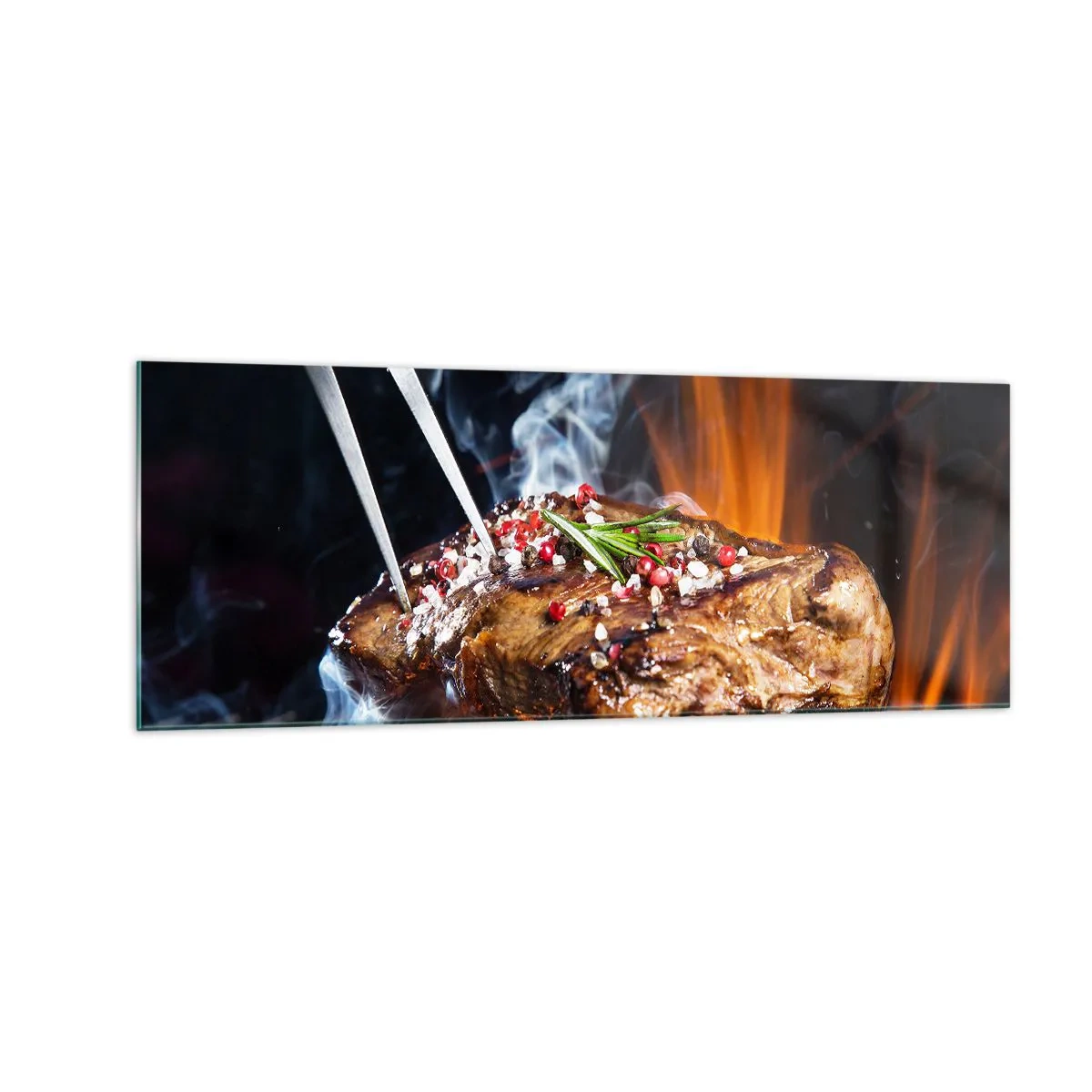 Üveg kép - Lédús és illatos - 140x50 cm