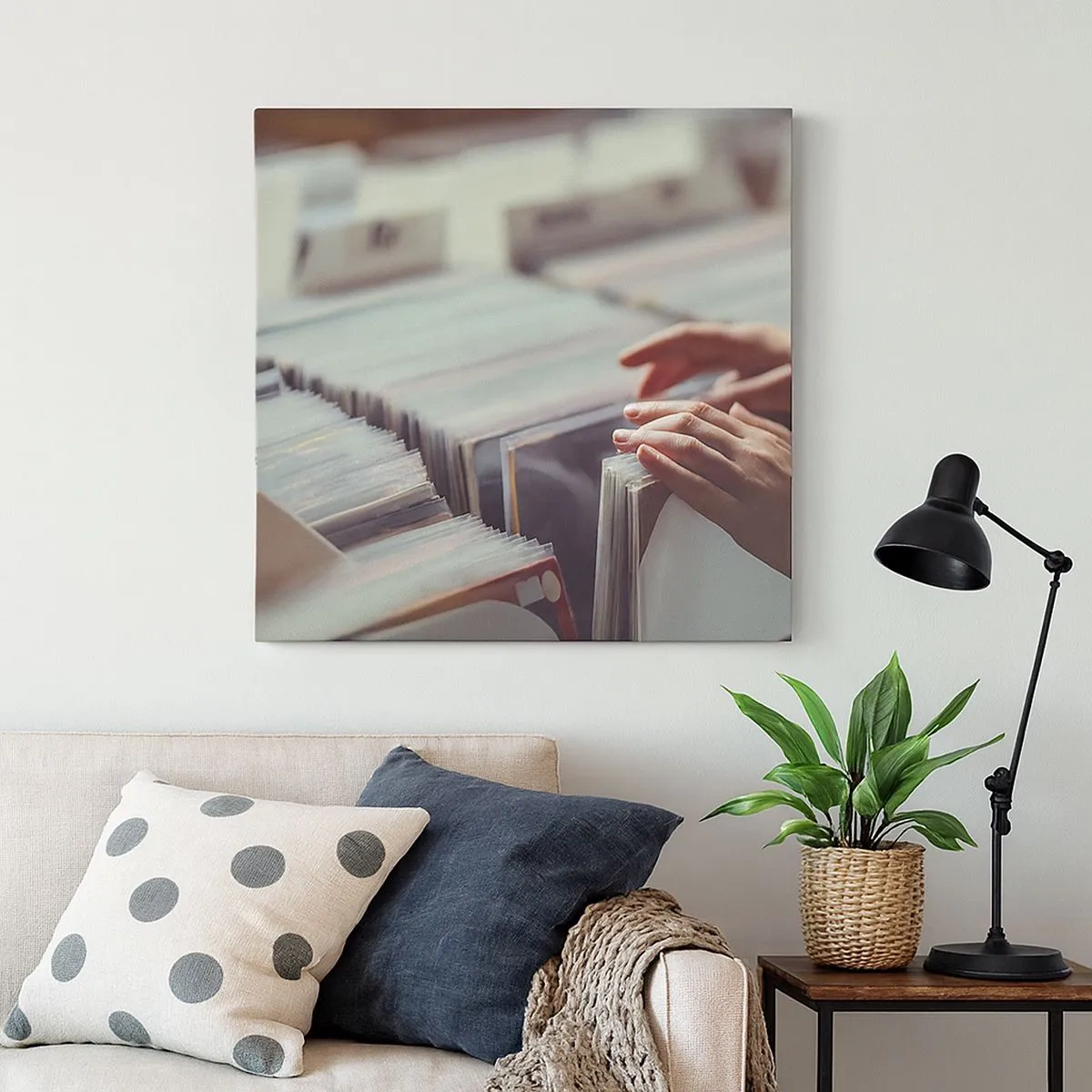 Vászonkép - Érzelmeket keresése - 30x30 cm