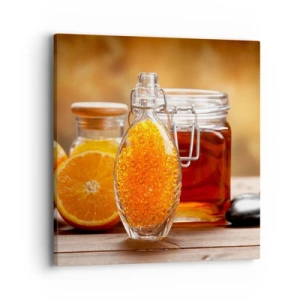 Vászonkép - Napos ízek és aromák - 40x40 cm