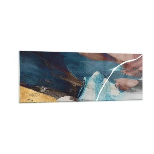 Üveg kép - Lelkesedéssel és energiával - 140x50 cm