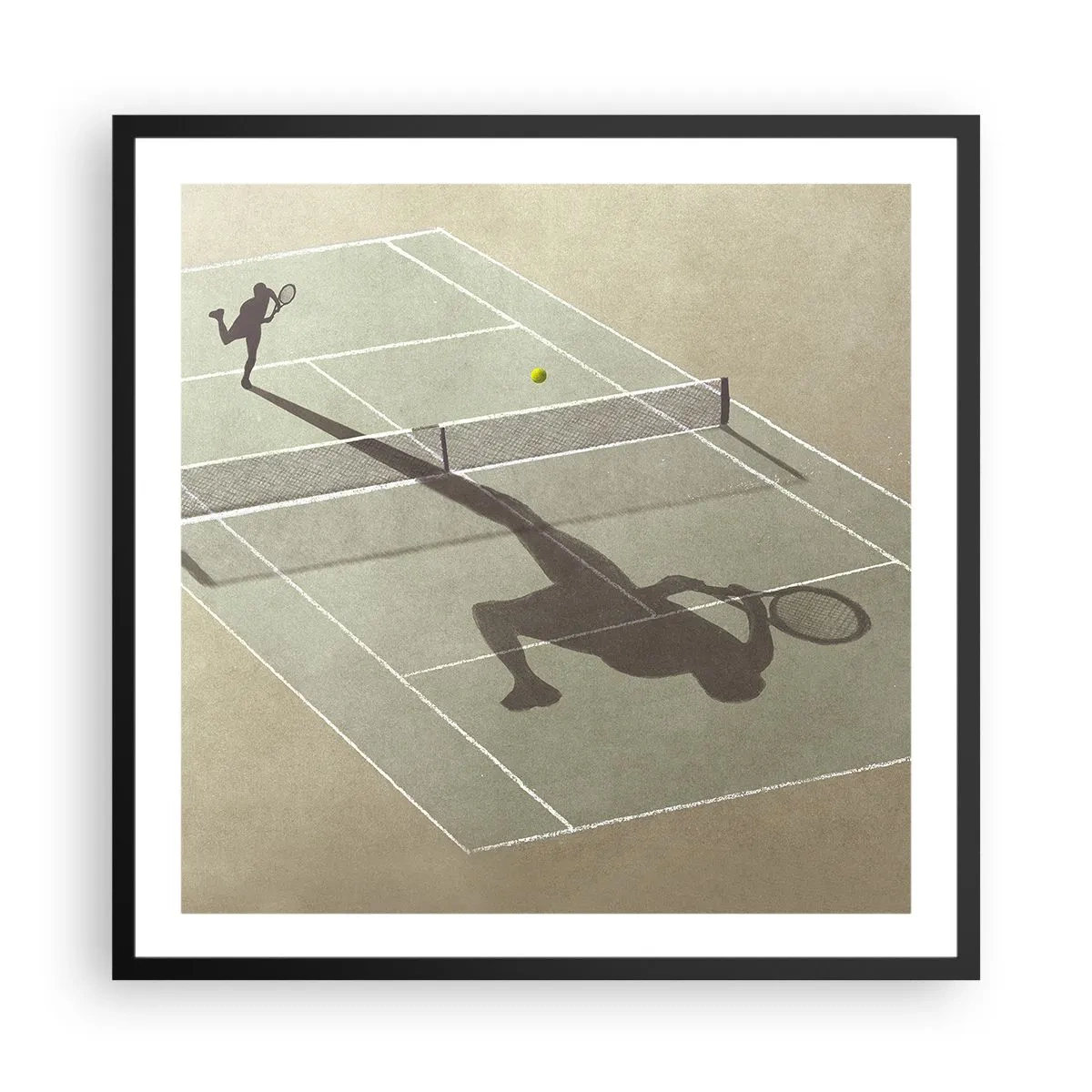 Poszter fehér keretben - Önmagumk legyőzése - 60x60 cm