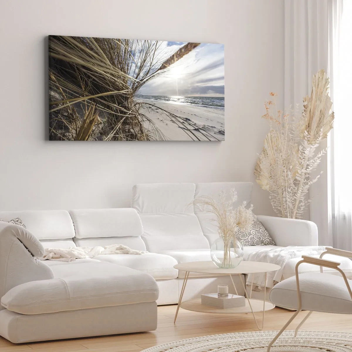 Vászonkép - Az elemek találkozása - 100x40 cm