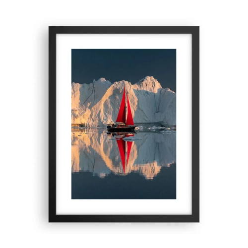 Poszter fehér keretben - A világ peremén - 30x40 cm