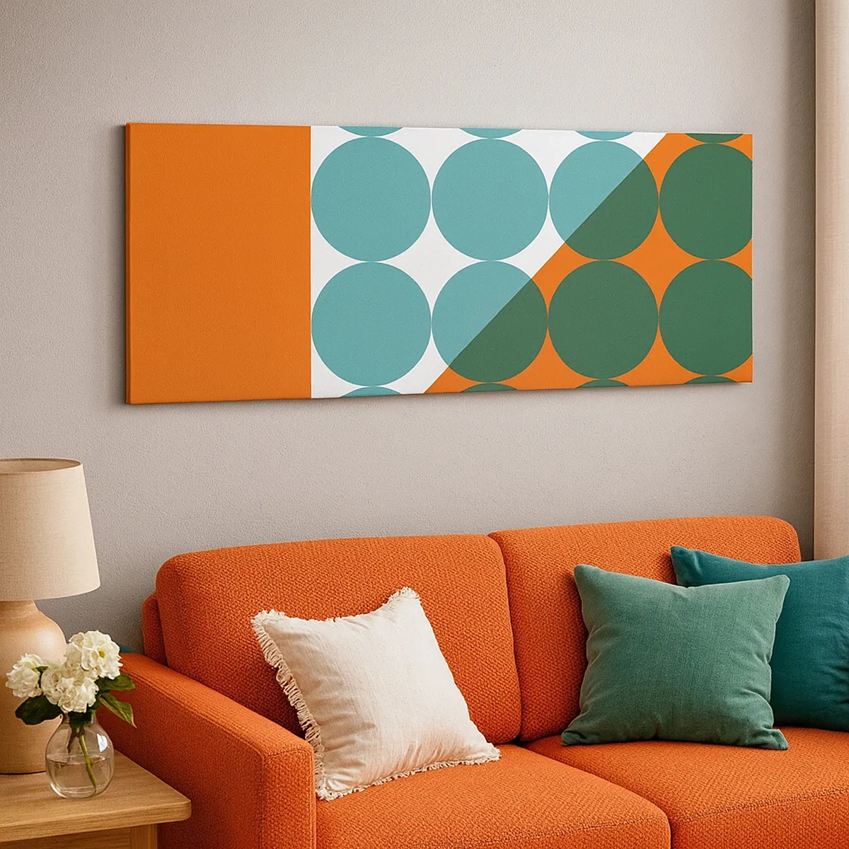 Vászonkép - Felfelé és átlósan - 30x30 cm