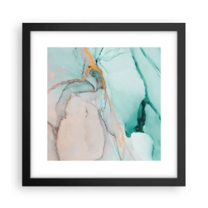 Poszter fehér keretben - Formák és színek tánca - 30x30 cm