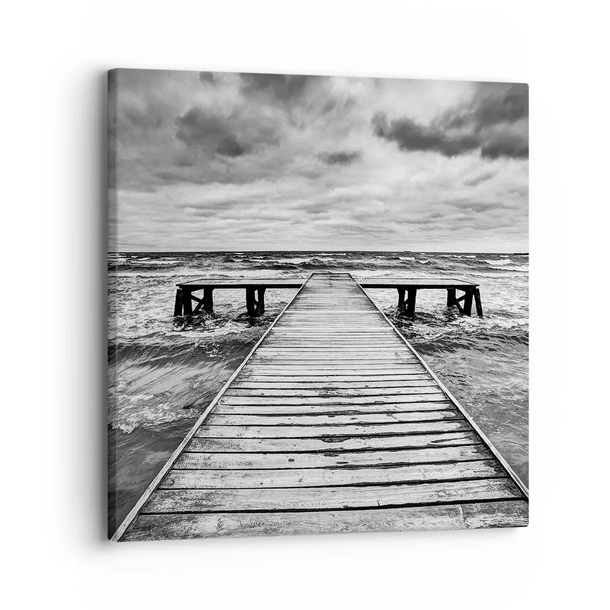 Vászonkép - Várom, hogy elűzze a szél... - 30x30 cm