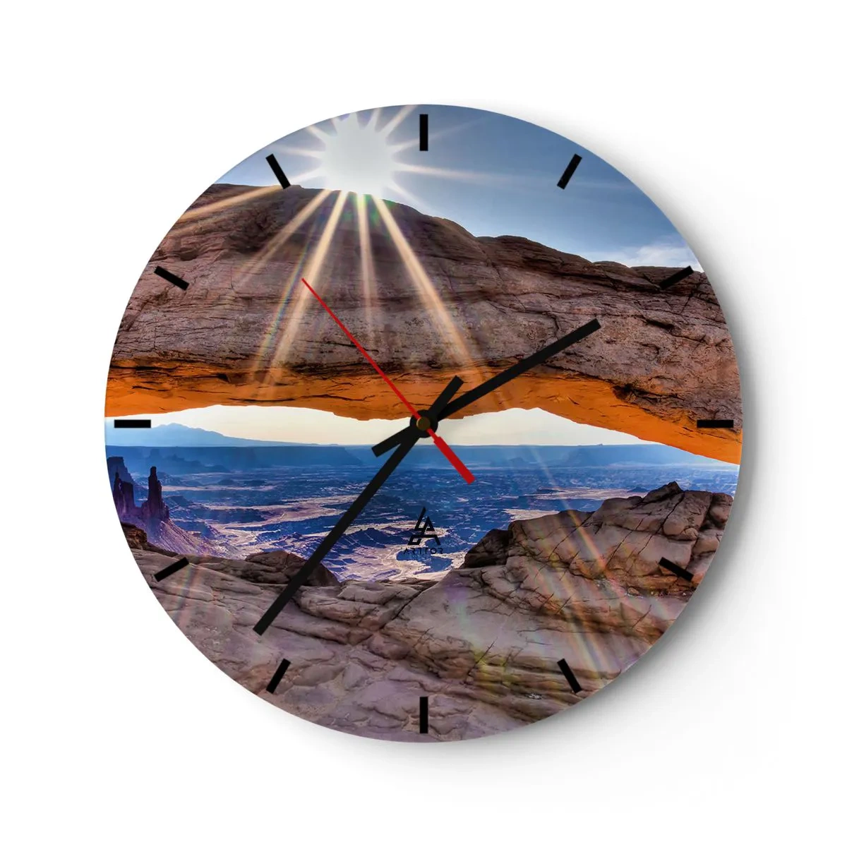 Falióra, Óra - A sziklakapun át - 40x40 cm