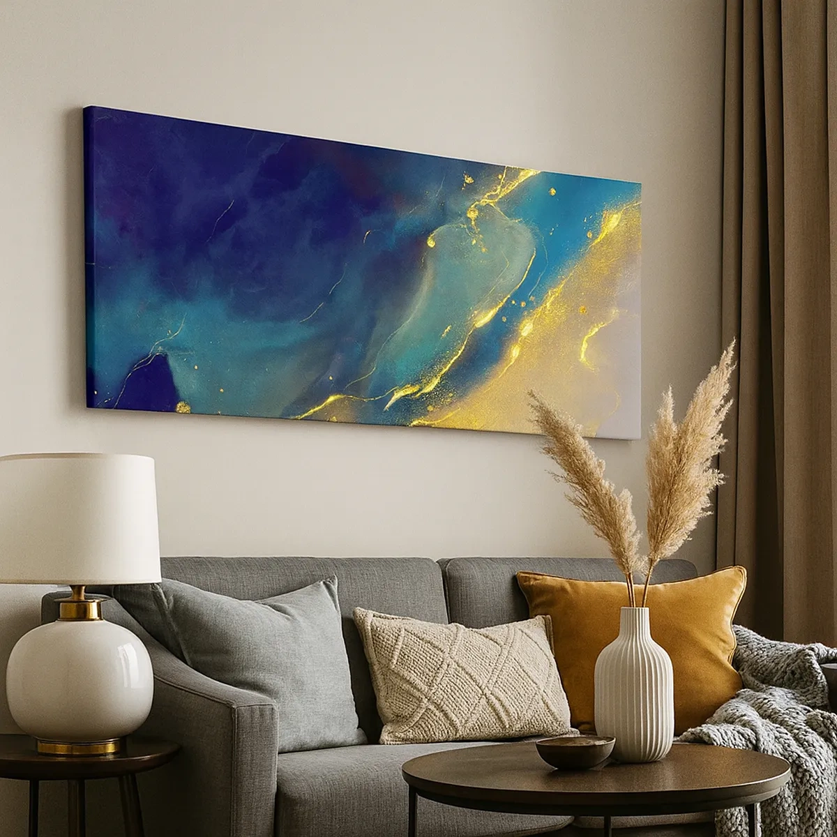 Vászonkép - Az arany lagúnaövezet - 30x30 cm