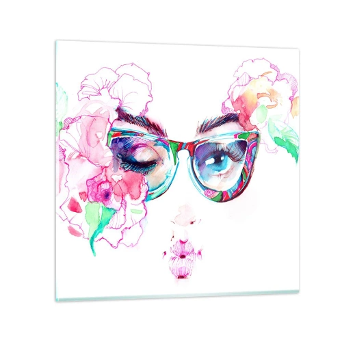 Üveg kép - Csábító ígéret - 30x30 cm