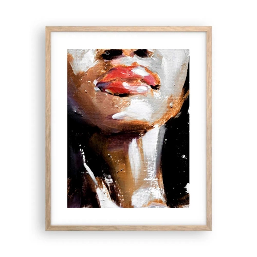 Poszter világos tölgy keretben - Büszkeség előítélet nélkül - 40x50 cm