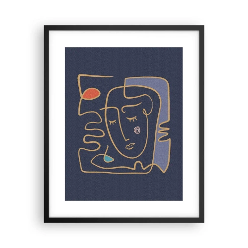 Poszter fehér keretben - Álmodozásban - 40x50 cm