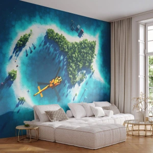 Öntapadós Fotótapéta Deluxe Sticker - Vegyél magadnak egy szigetet - Tájkép, sziget, Strand - 350x256 cm