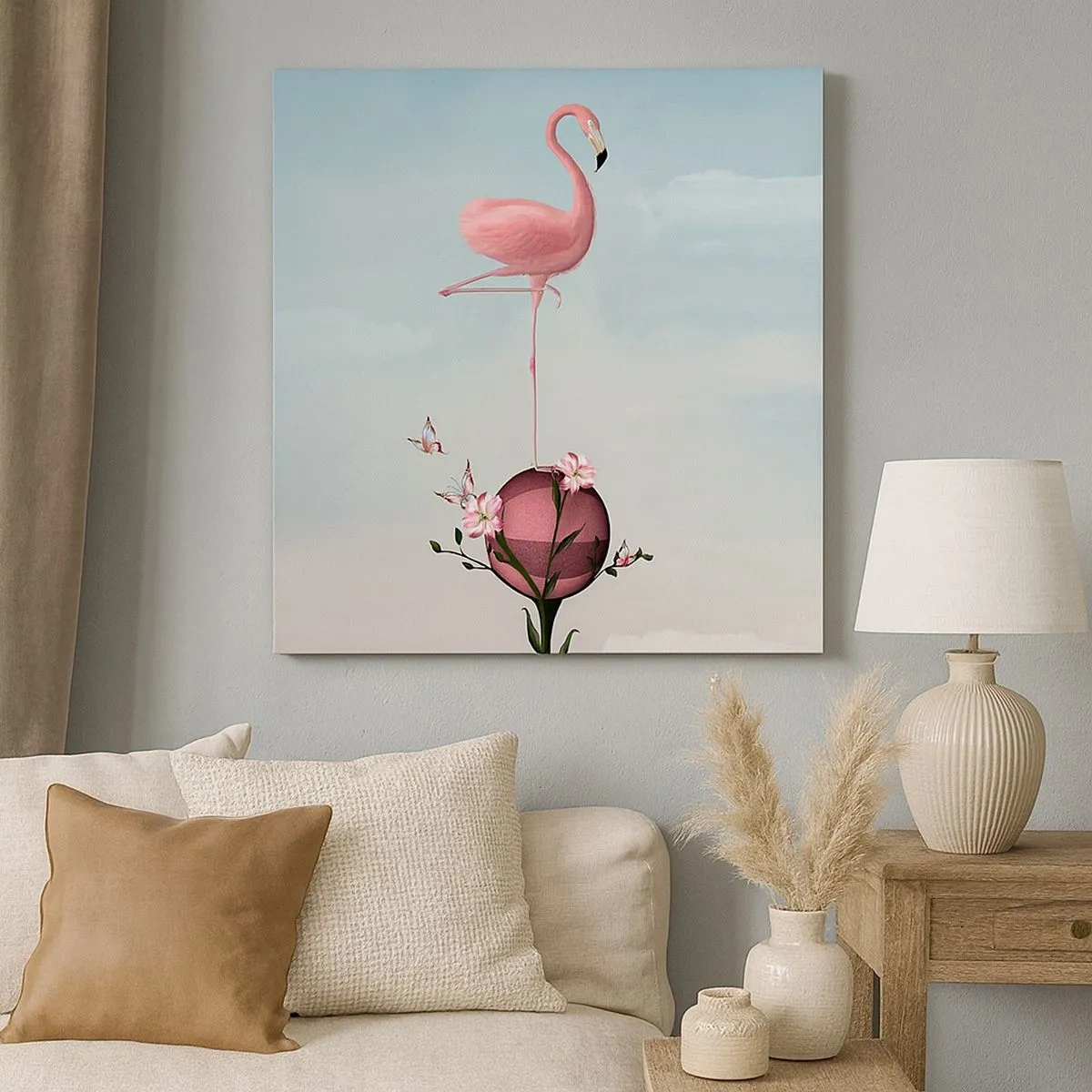 Vászonkép - Kosárlabda allegória - 30x30 cm