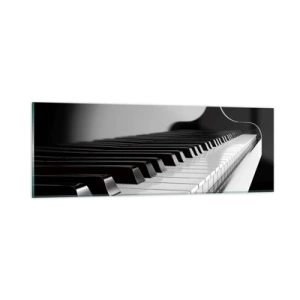 Üveg kép - A formák és színek harmóniája - 90x30 cm