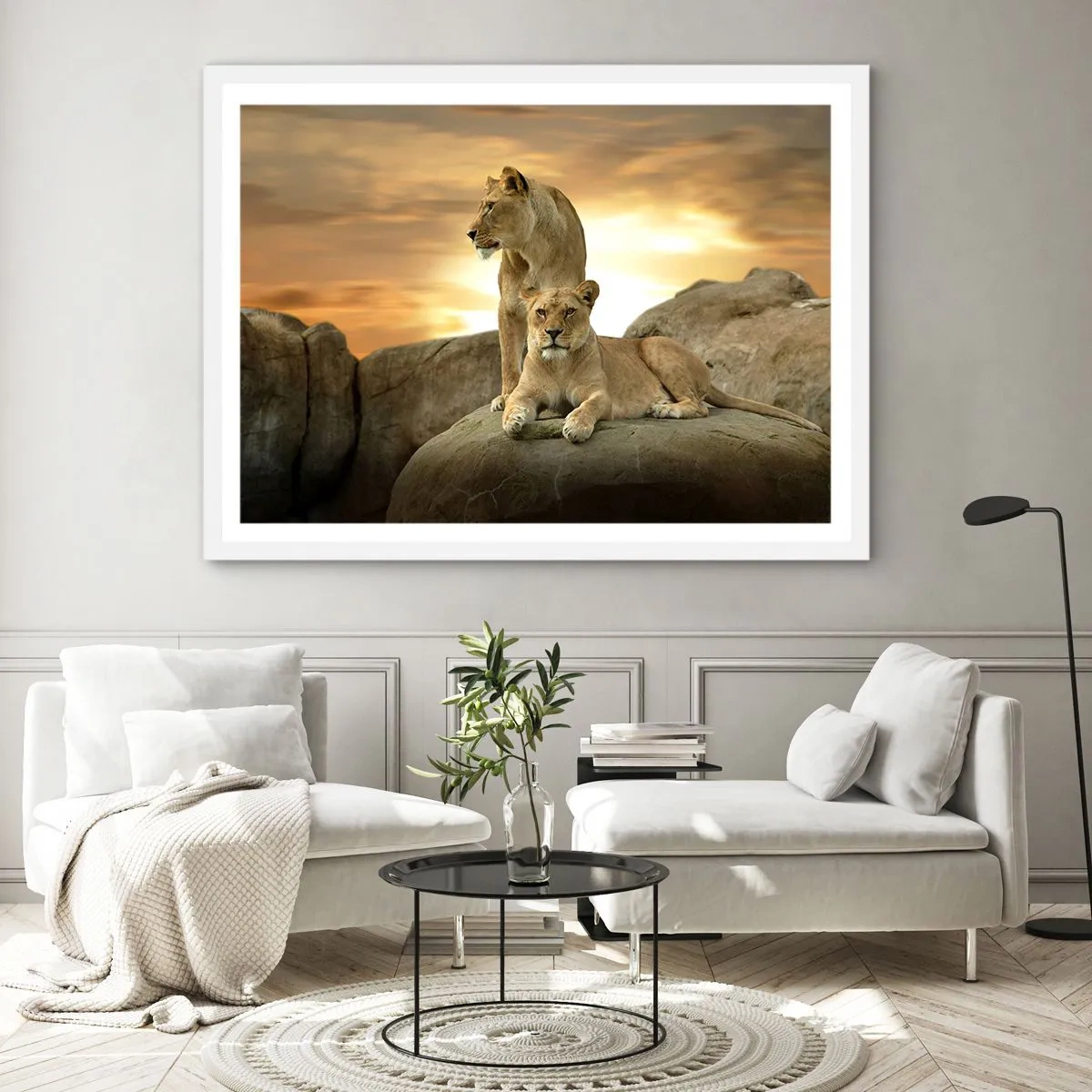 Poszter fekete keretben - Királyi felség - 100x70 cm