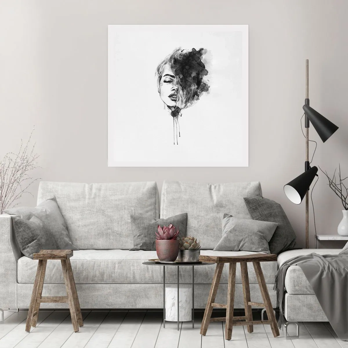 Poszter - Miről álmodozik egy lány - 40x40 cm