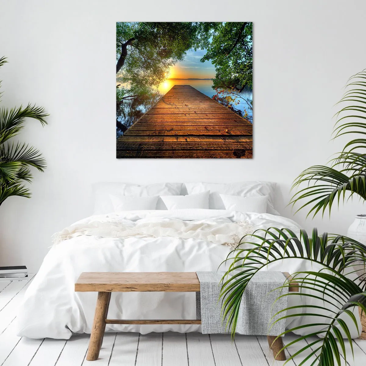 Vászonkép - Ne siess, ülj le - 60x60 cm