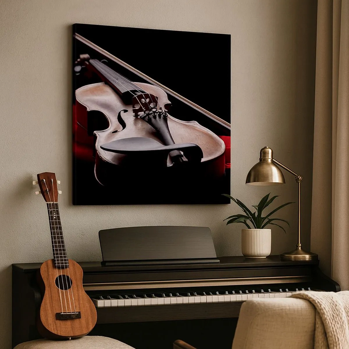 Vászonkép - Érzések zenéje - 30x30 cm