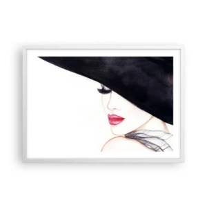 Poszter fekete keretben - Elegancia és érzékiség - 70x50 cm