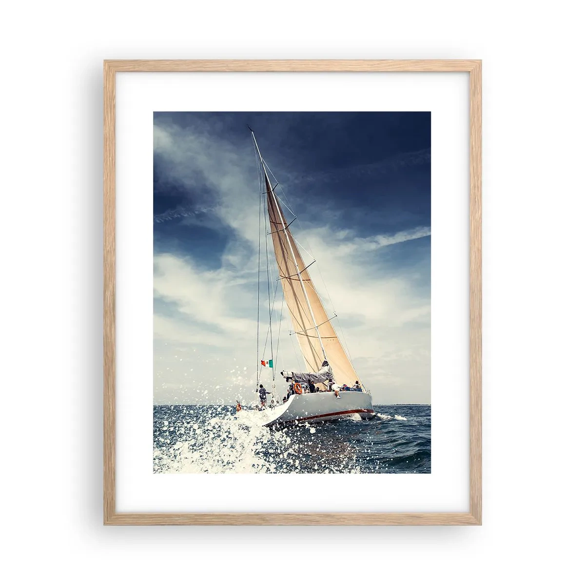 Poszter világos tölgy keretben - Nem érnek utol! - 40x50 cm