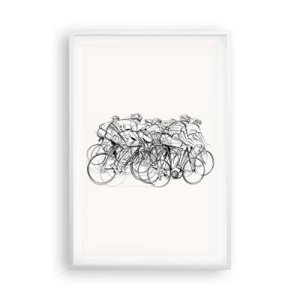 Poszter fekete keretben - Együtt, a csapatban - 61x91 cm