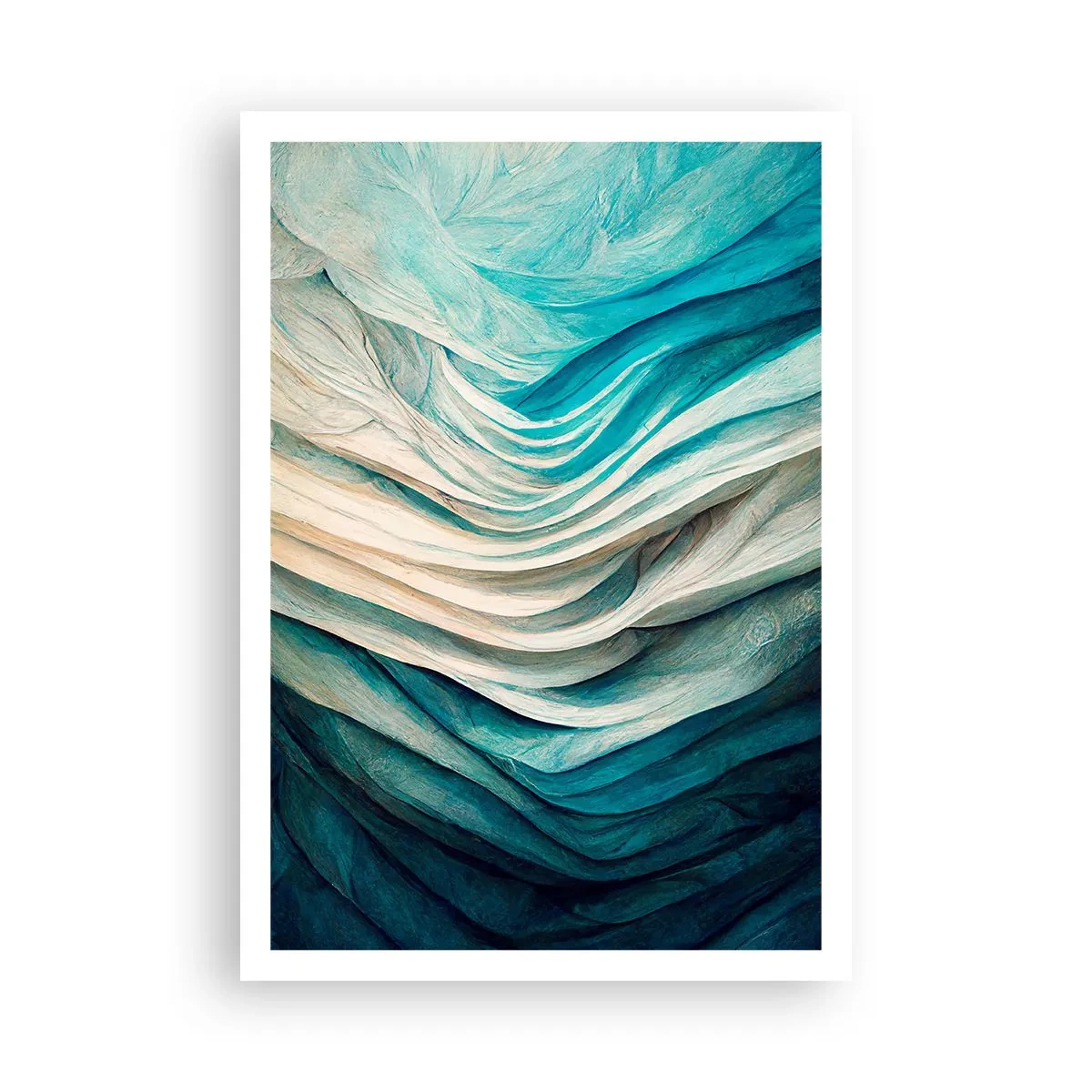 Poszter - Kék telhetetlenség - 70x100 cm