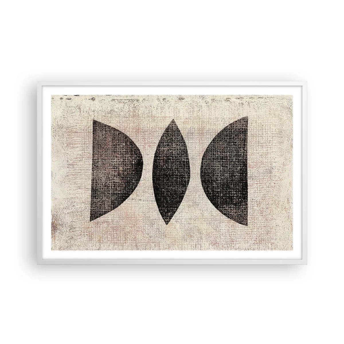 Poszter fekete keretben - Etnikai absztrakció - 91x61 cm