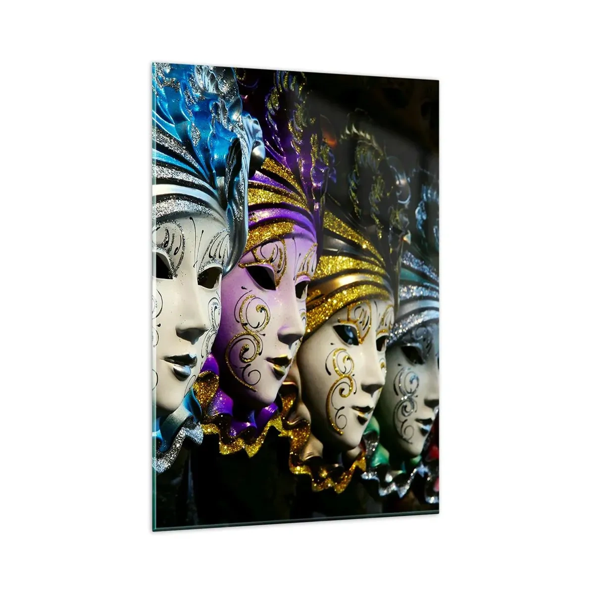 Üveg kép - Rejtély aranyban és ezüstben - 80x120 cm