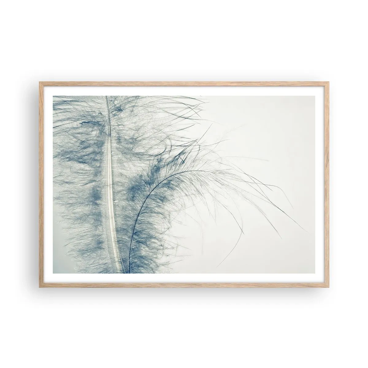 Poszter világos tölgy keretben - A természet suttogása - 100x70 cm