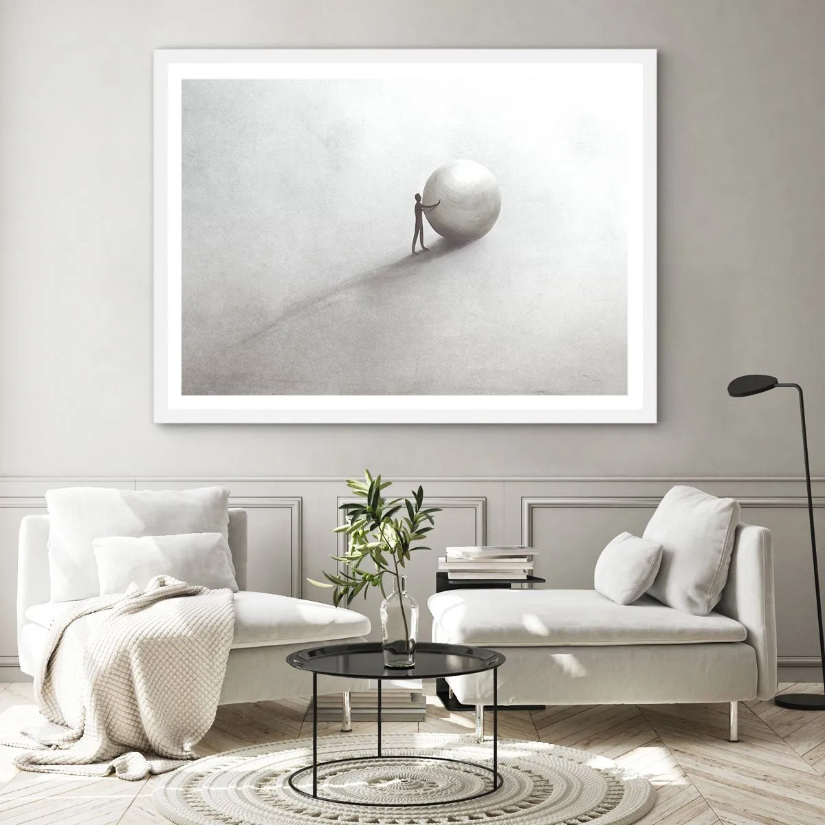 Poszter fekete keretben - Az élet játéka - 91x61 cm